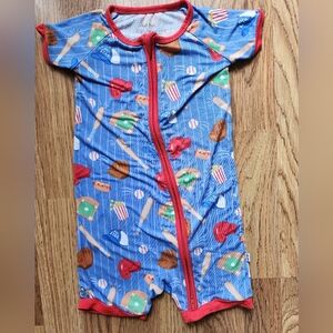 EEUC Little Sleepies All-Star Baseball ⚾️ Shorty 18-24 months